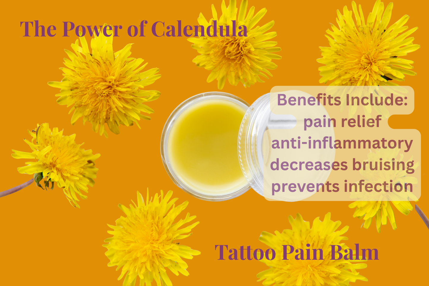 Tattoo Pain Balm – Natural Healing