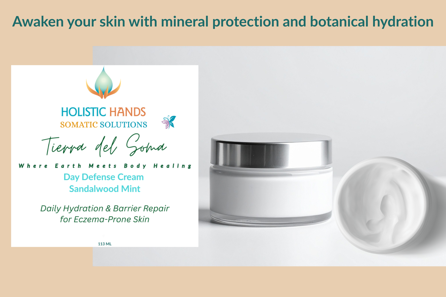 Tierra del Soma Healing Duo Gift Set – Day Defense & Night Repair Creams (For Sensitive & Eczema-Prone Skin)