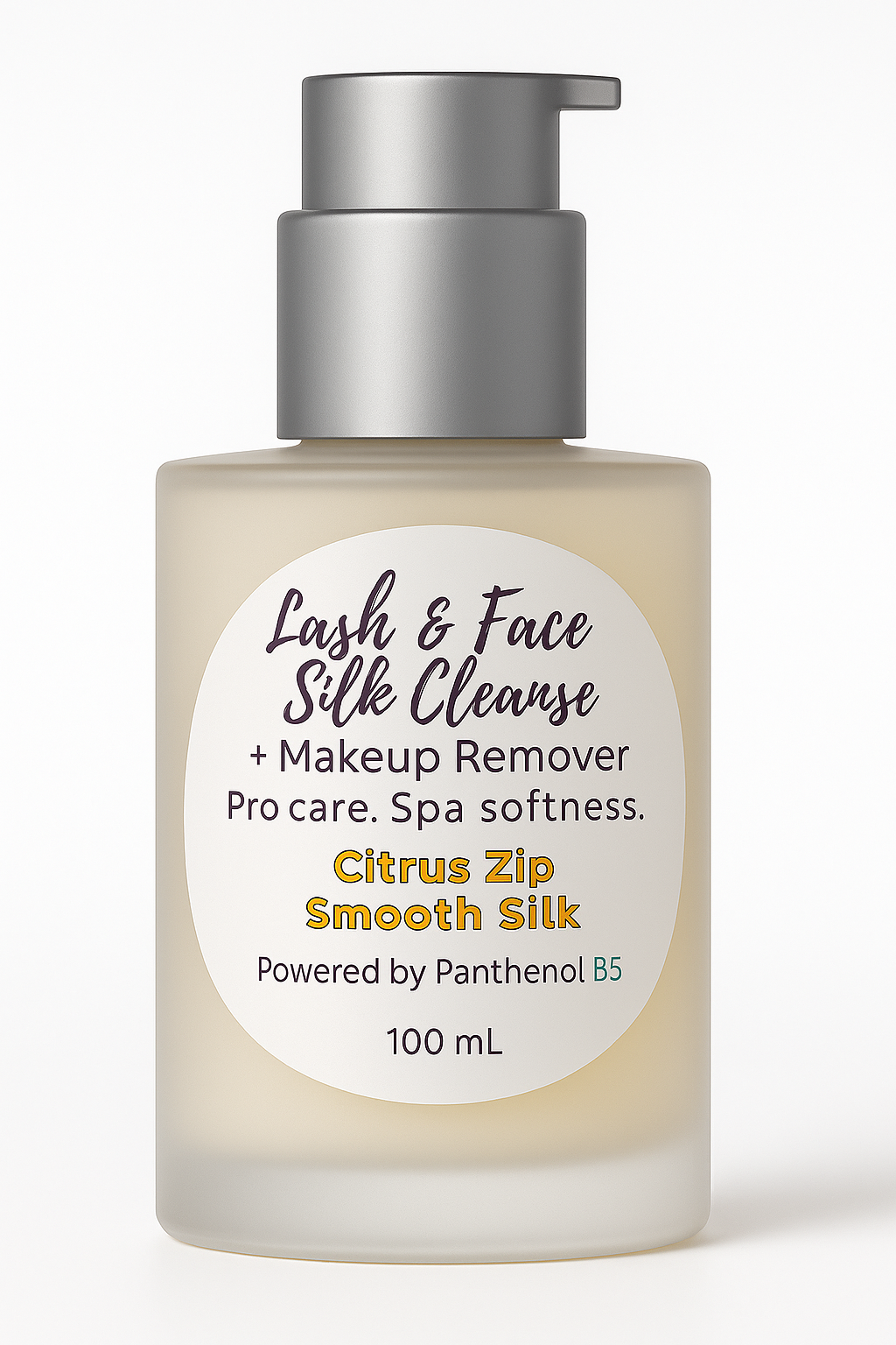 Lash & Face Silk Cleanser + Makeup Remover - Smooth Silk or Gentle Polish 100ML