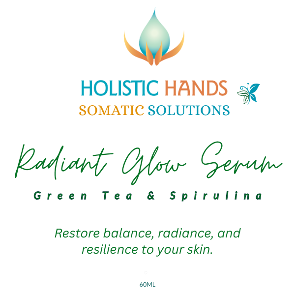 Radiant Glow Serum ~ Green Tea & Spirulina ~ Shimmer Blend