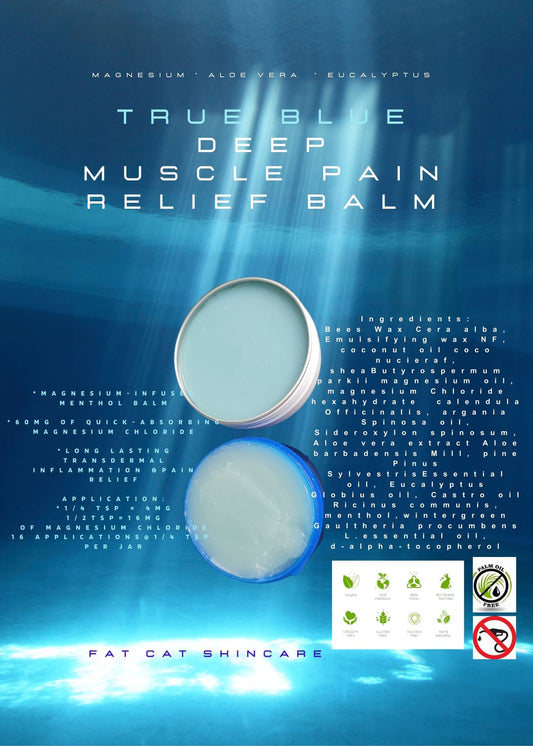 Relief at Your Fingertips: Introducing TRUE BLUE Deep Muscle Pain Relief Balm