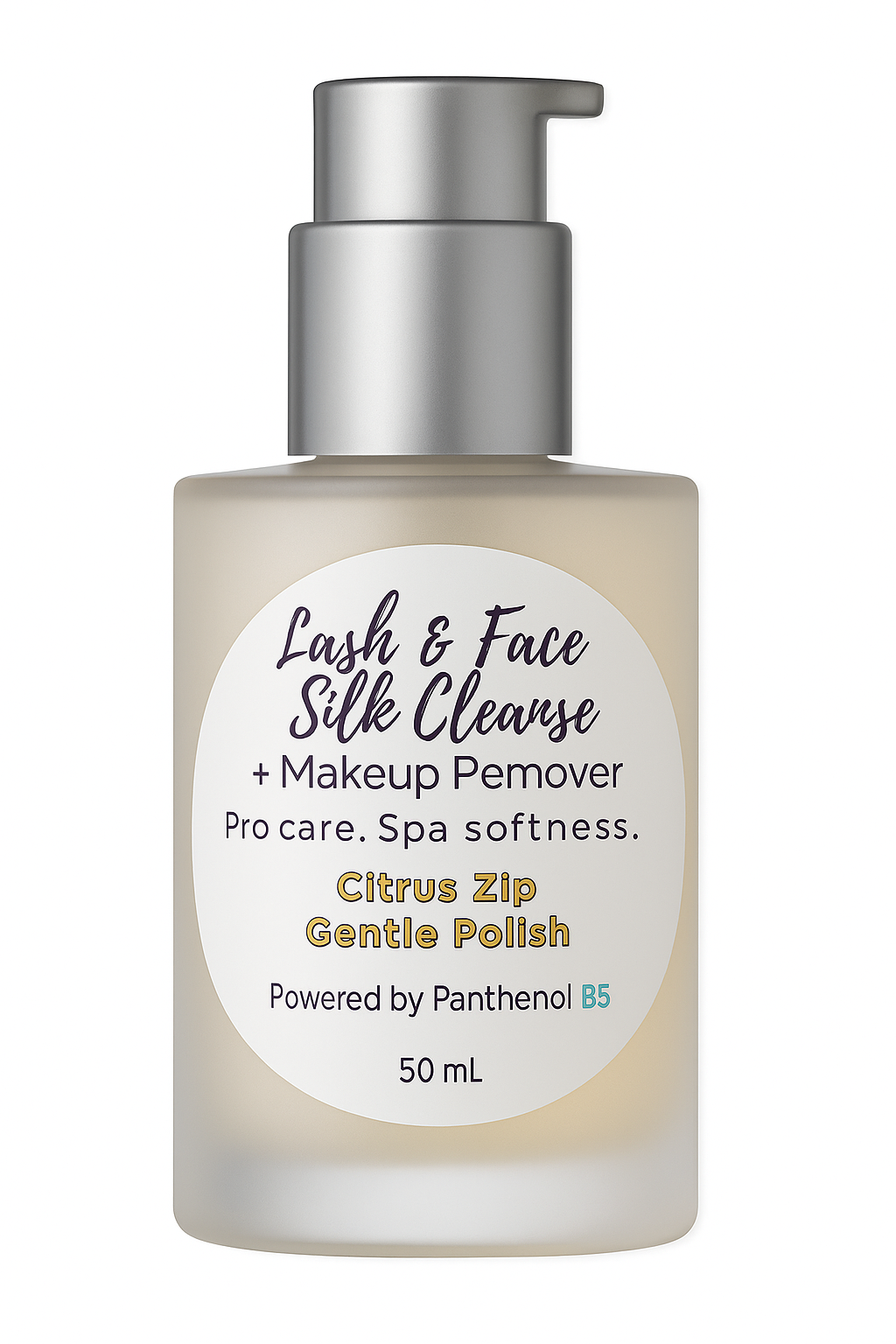 Lash & Face Silk Cleanser + Makeup Remover - Smooth Silk or Gentle Polish 50 ML