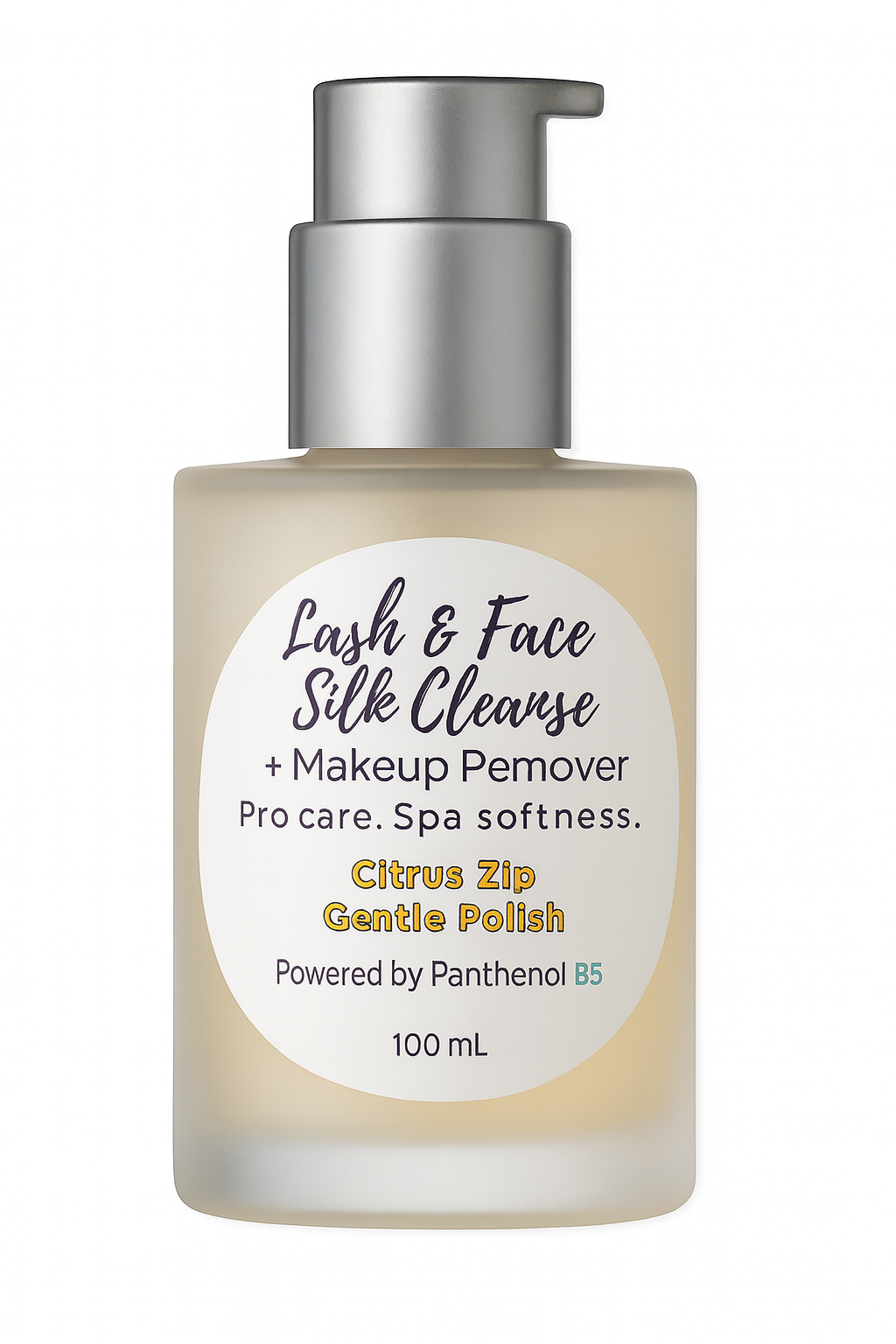 Lash & Face Silk Cleanser + Makeup Remover - Smooth Silk or Gentle Polish 100ML