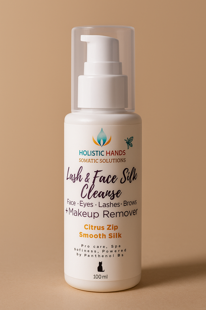 Lash & Face Silk Cleanser + Makeup Remover - Smooth Silk or Gentle Polish 50 ML