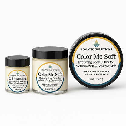 Color Me Soft - Hydrating Body Butter for Melanin - Rich & Sensitive Skin