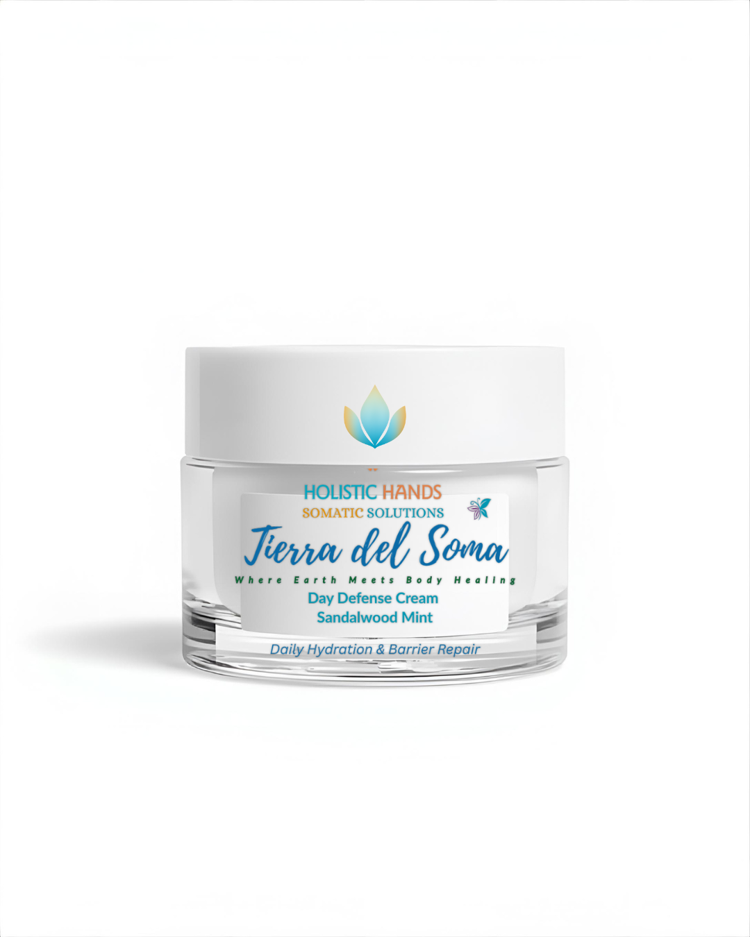 Tierra del Soma Day Defense Cream - Sandalwood Mint (for eczema & sensitive skin) 4 Oz.