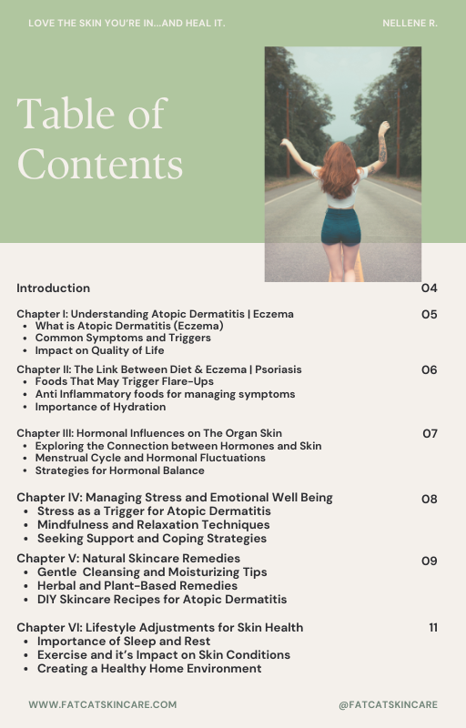 E-Book ~Eczema | Atopic Dermatitis- Holistic Approach and Lifestyle Tips