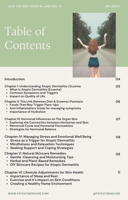 E-Book ~Eczema | Atopic Dermatitis- Holistic Approach and Lifestyle Tips