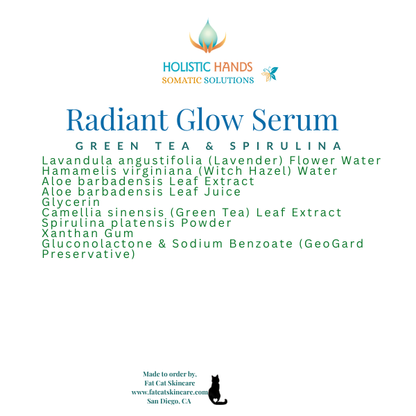 Antioxident Balance Serum - Green Tea + Spirulina