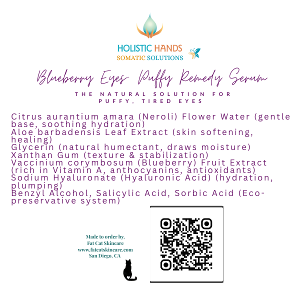 Blueberry Eyes - Puffy Eye Remedy Serum