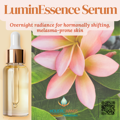 LuminEssence Serum – Overnight Brightening Treatment 🌙)