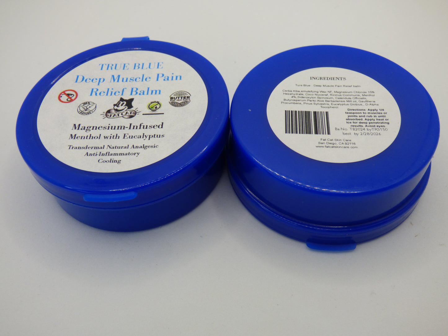TRUE BLUE Magnesium Pain Balm- Ultra Relief - 40% Magnesium + 10% Menthol