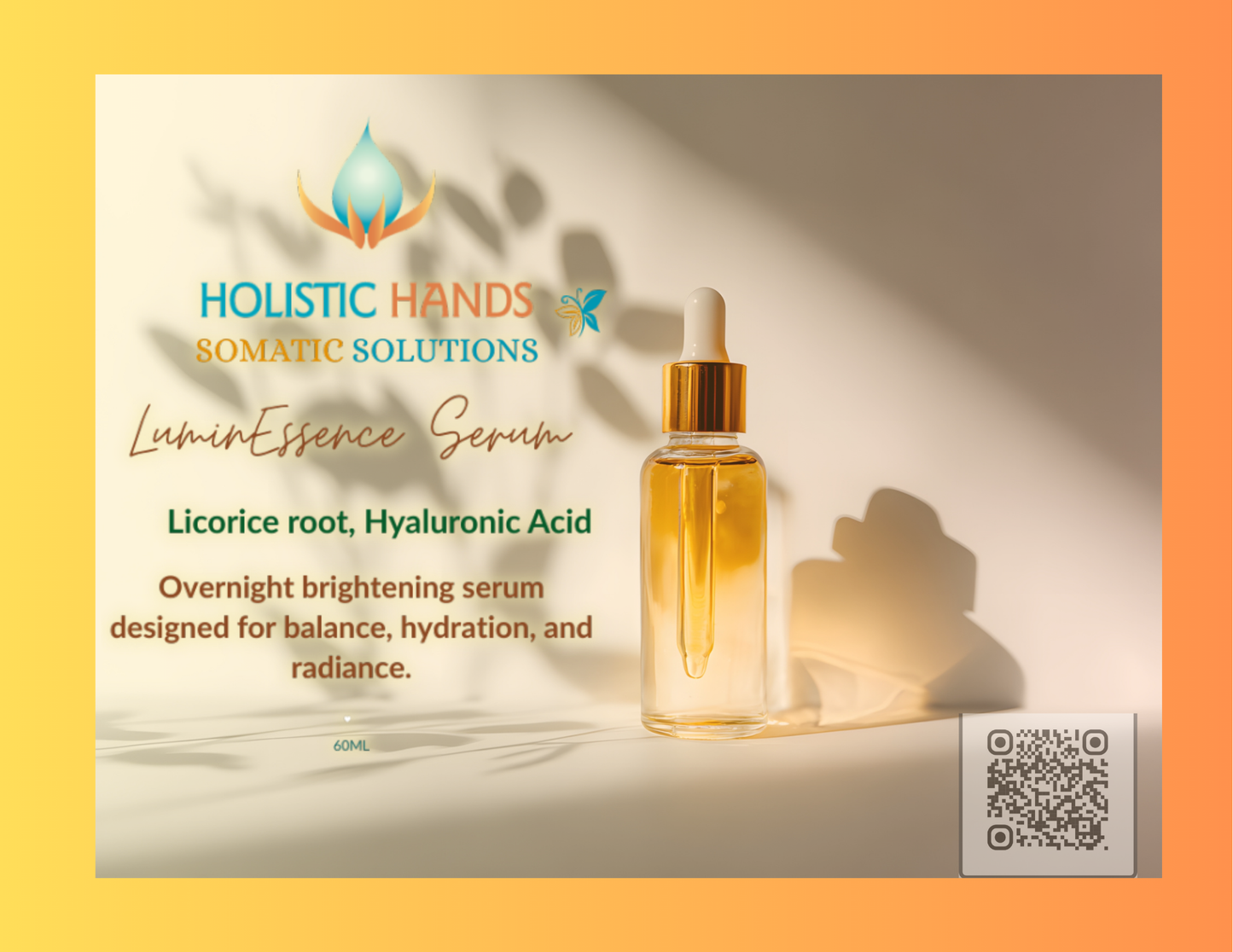 LuminEssence Serum – Overnight Brightening Treatment 🌙)