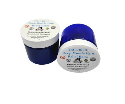 TRUE BLUE Magnesium Pain Balm- Ultra Relief - 40% Magnesium + 10% Menthol