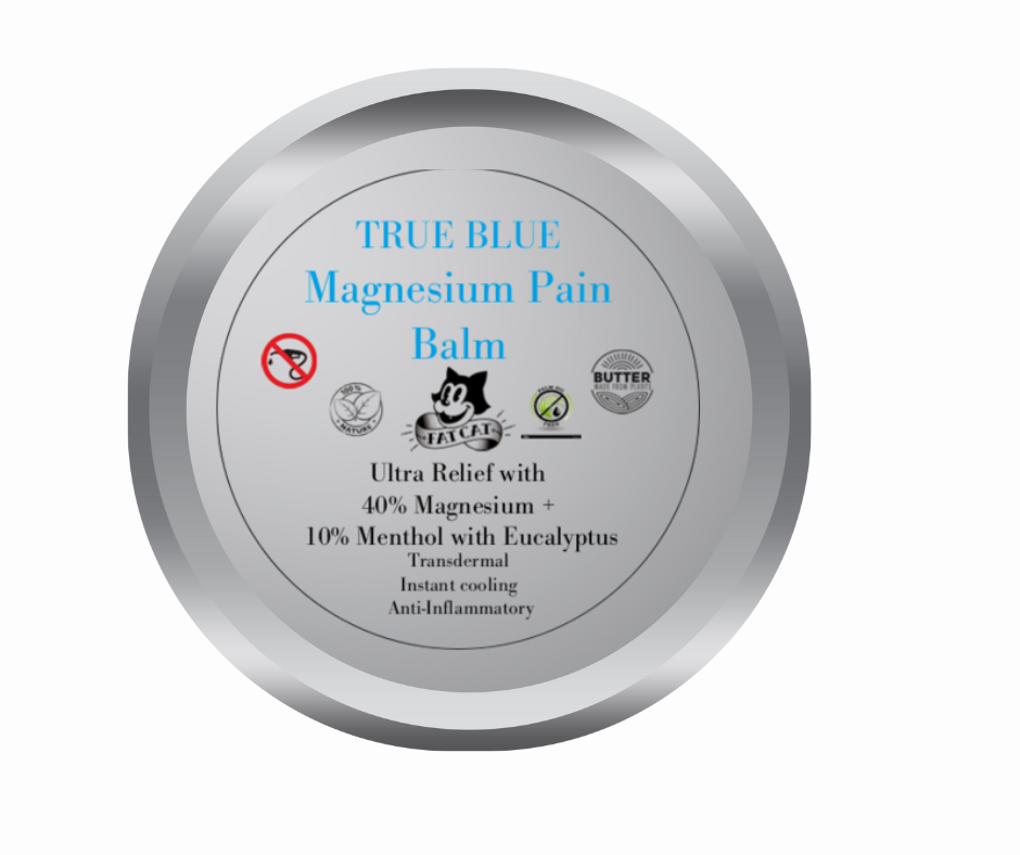 TRUE BLUE Magnesium Pain Balm- Ultra Relief - 40% Magnesium + 10% Menthol