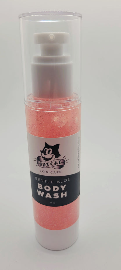Sofia's Aloe Rose Body Wash - Refillable Clear Pump Bottle
